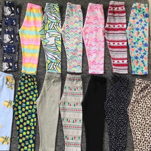 Sỉ set quần legging bé gái