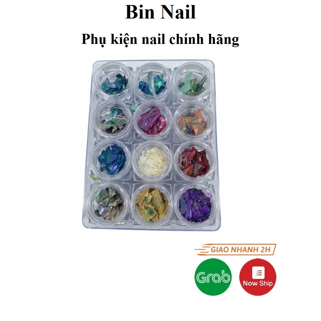 Xà cừ vân đá , vân gỗ không tước.trang trí móng - sét 12 hũ