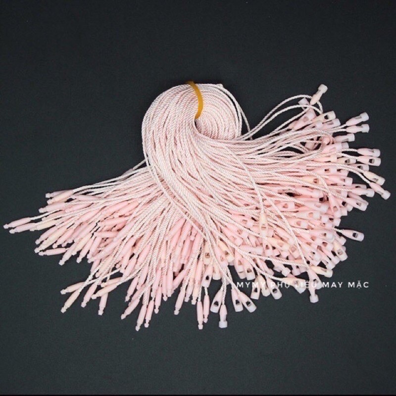 Dây tag treo nhãn mác - HỒNG 1000 sợi - có sẵn