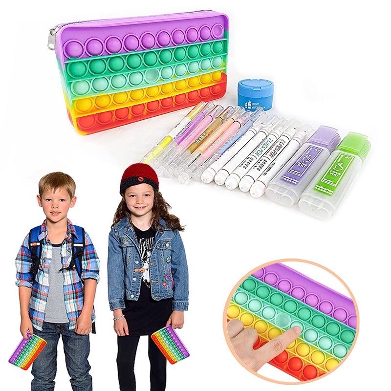 Hộp bút pop it tiện dụng