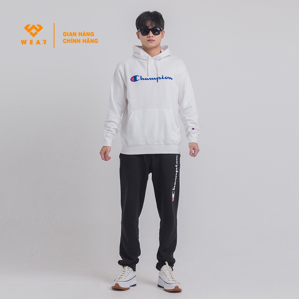 Áo Hoodie Champion JP Pullover - White - C3Q102010