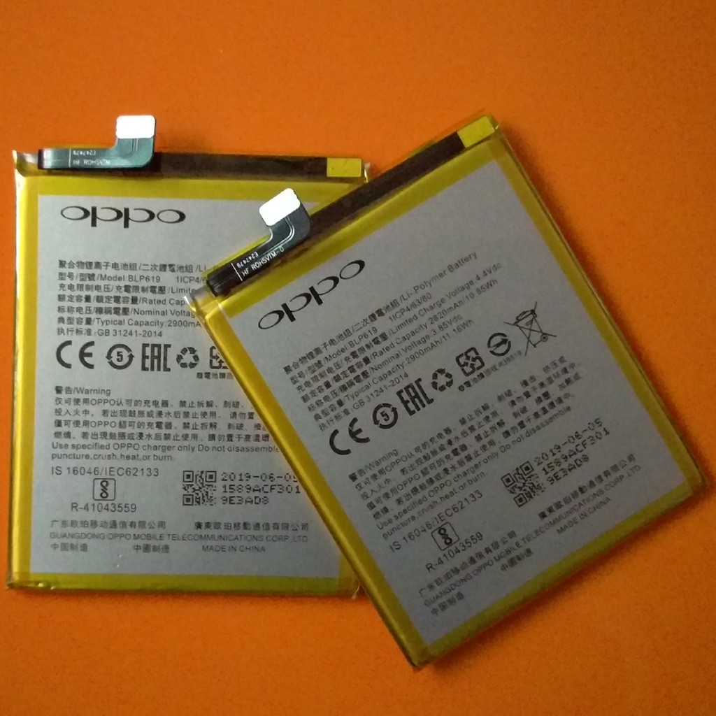Pin Oppo F3 Lite/A57/Neo 9s/A39 (Mã BLP619) _ Dung lượng 2900mAh