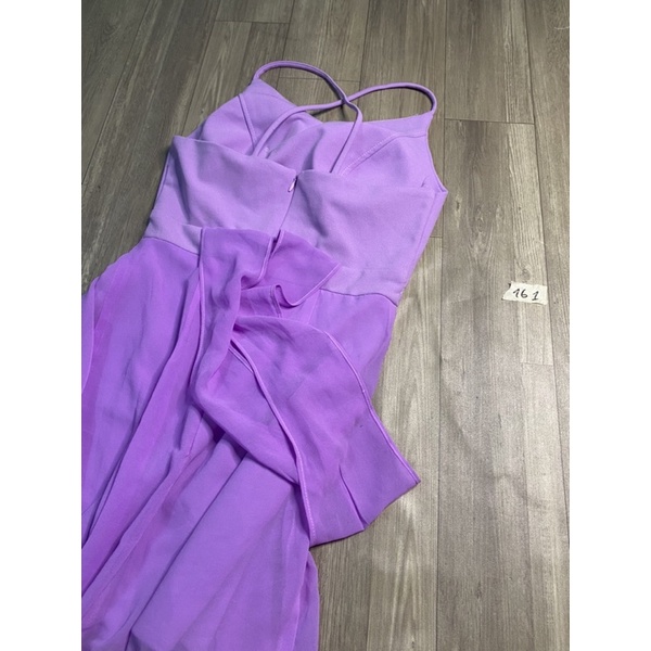 2hand đầm tím size s 161