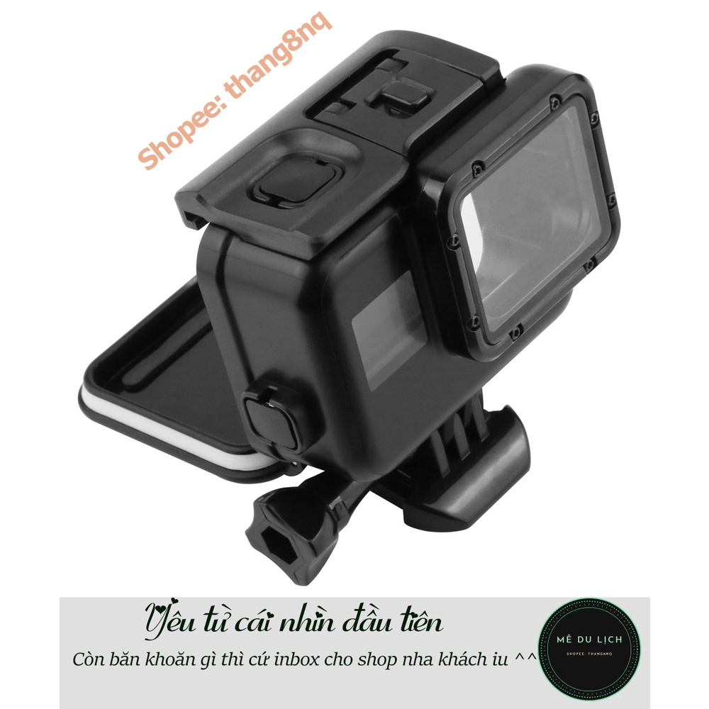 Hộp case chống nước 45m cho gopro 7/6/5/New Hero 2018 | MÀN HÌNH CẢM ỨNG | BigBuy360 - bigbuy360.vn
