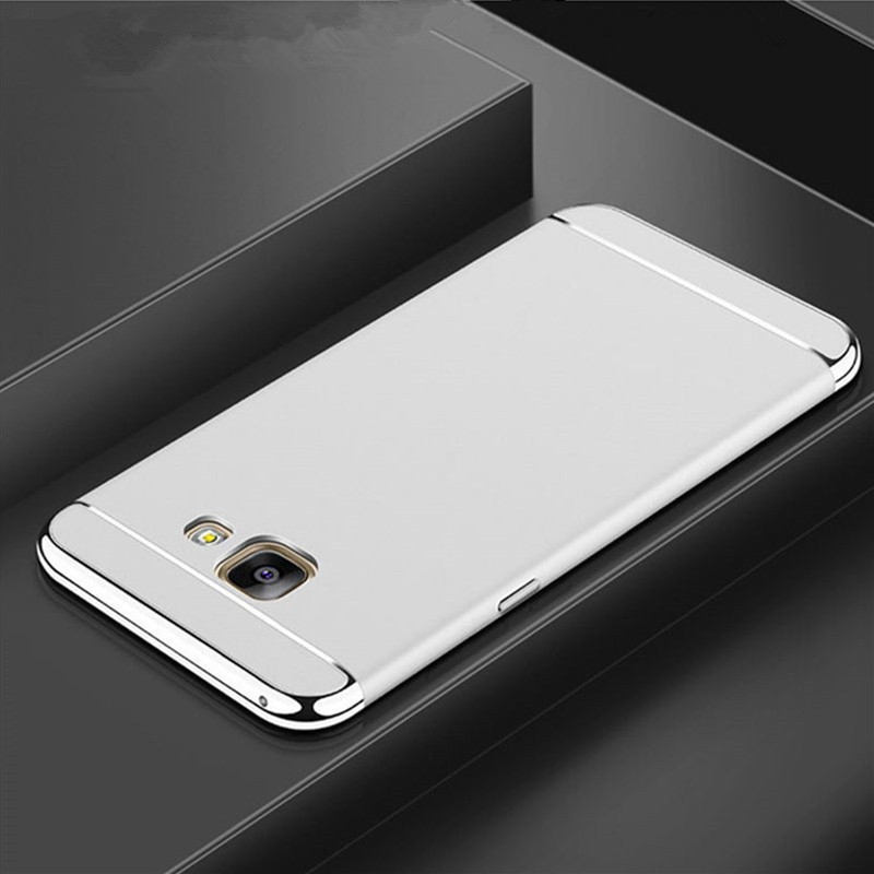 Ốp điện thoại cứng thời trang mạ viền vàng đẹp mắt cho Samsung Galaxy J5 Prime/J7 Prime