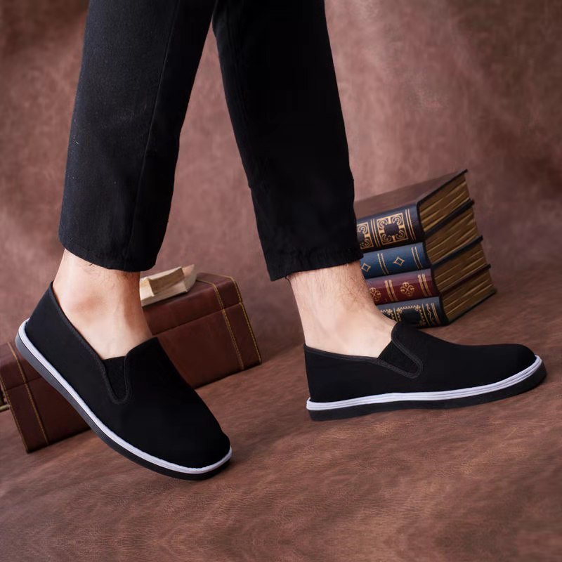 Giày Vải Canvas Đế Mềm Thoáng Khí Thiết Kế Đơn Giản Trẻ Trung Bou327