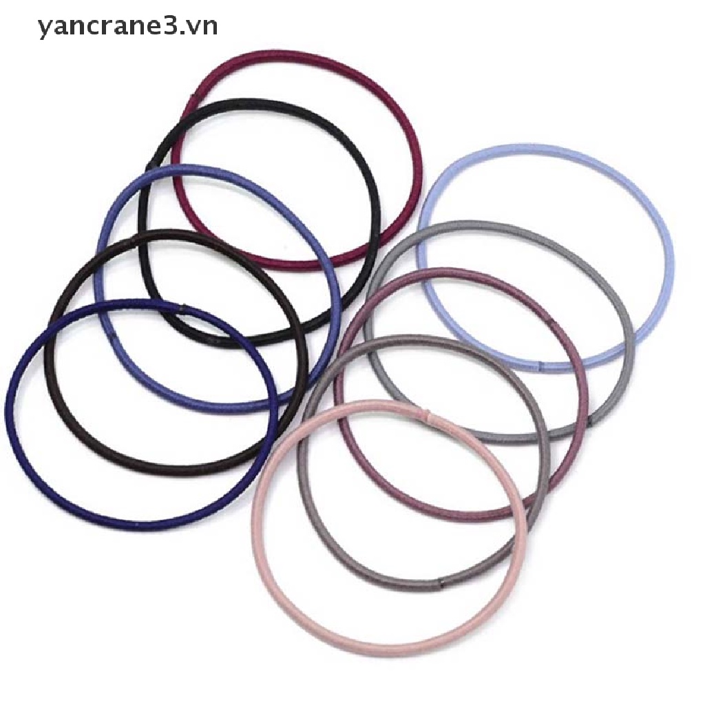 Set 100 Dây Cột Tóc Co Giãn Thời Trang Cho Bé Gái yancrane3.vn