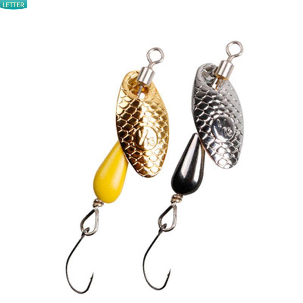 Mồi câu cá giả bằng kim loại 2.8g 4.5g 7g có móc có thể xoay được