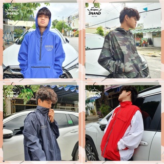  Áo khoác gió unisex hàng Mỹ Nhật Hàn form rộng streetwear 