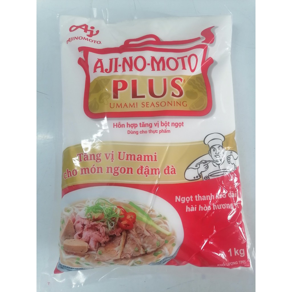 [Gói PLUS 1Kg] HỖN HỢP TĂNG VỊ BỘT NGỌT [VN] AJINOMOTO Plus Umami Seasoning