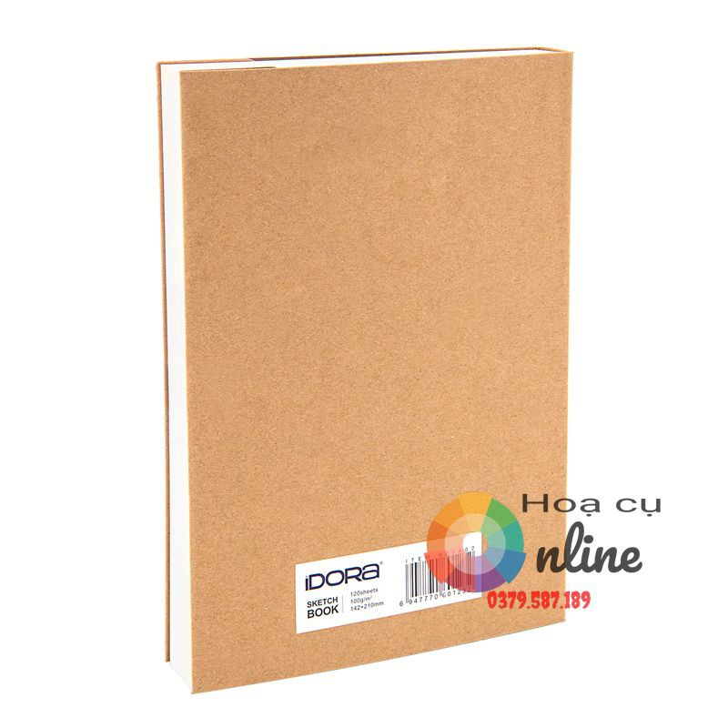 Sổ vẽ Sketch book nâu, đen A4, A5