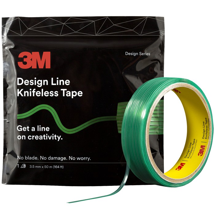 Băng keo chỉ cắt decal wrap đổi màu xe 3M Design Line Knifeless Tape - 50m