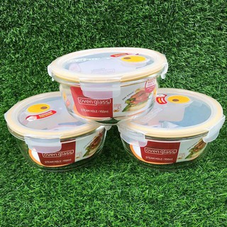 Combo 3 hộp thủy tinh đựng thực phẩm lock&lock 950ml