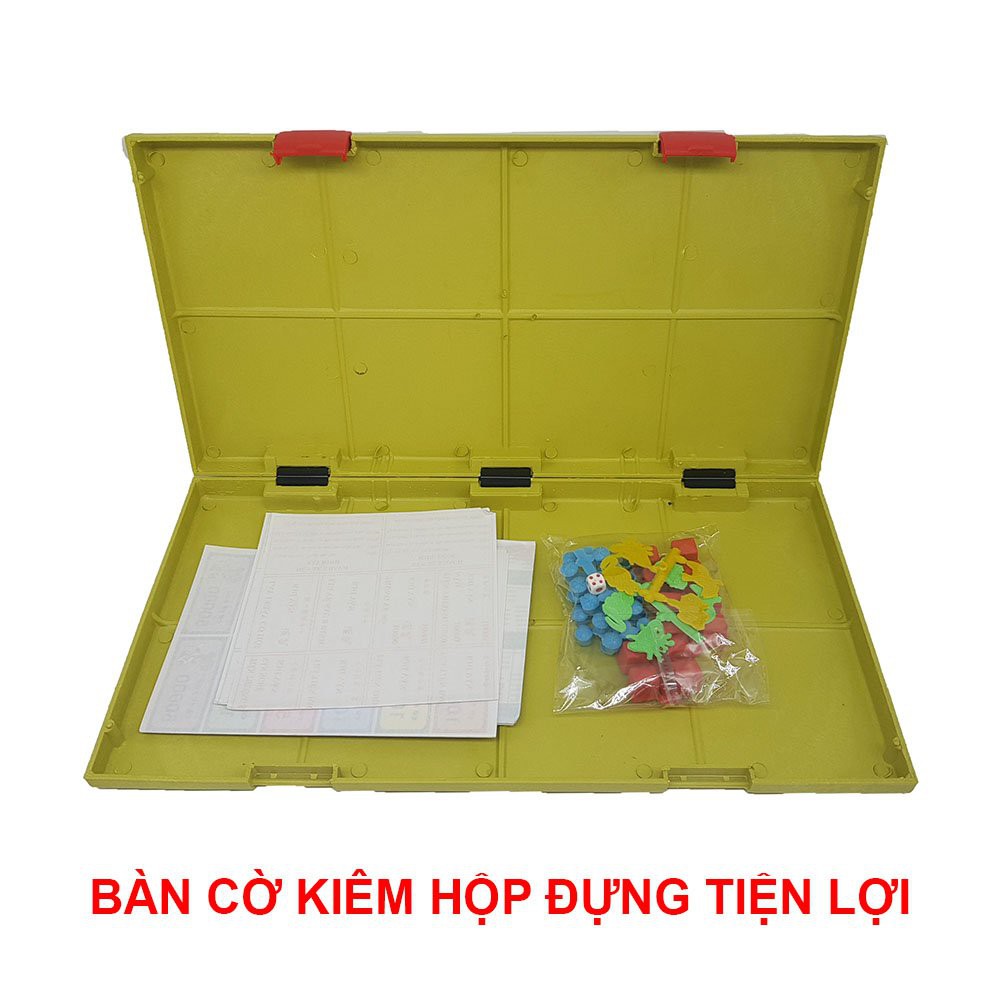Bộ Đồ Chơi Bàn Cờ Tỷ Phú Bằng Nhựa Gấp Dạy Con Tư Duy Làm Giàu Cỡ Đại 42x42cm