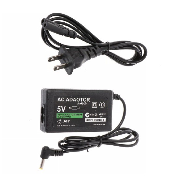 BỘ SẠC MÁY GAME SONY PSP 1000, 2000, 3000 CHÍNH HÃNG, BỘ CẤP NGUỒN MÁY GAME SONY PSP AC ADAPTER