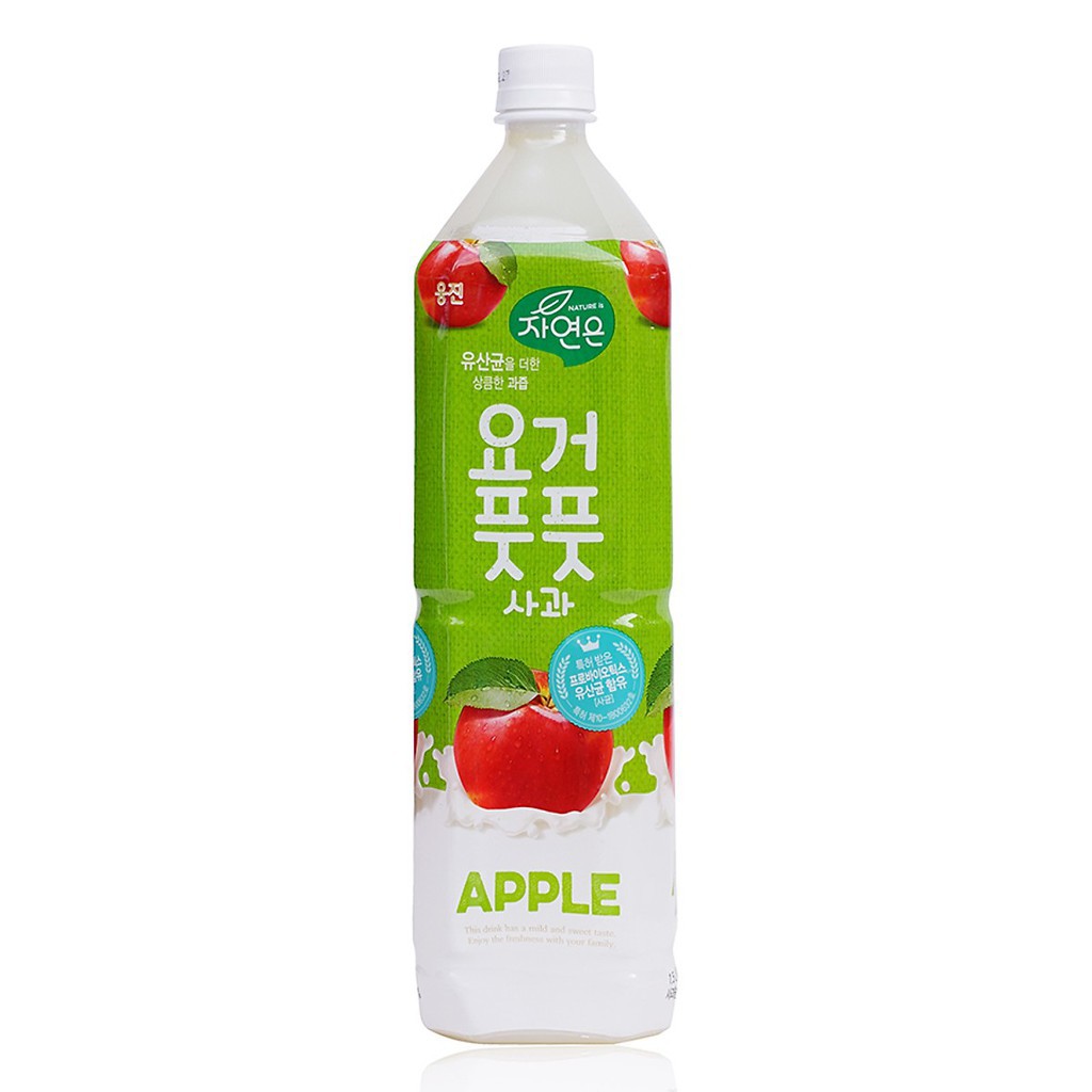 Nước Trái Cây Lợi Khuẩn Woongjin Hàn Quốc Vị Đào,Táo Chai 1500ML | BigBuy360 - bigbuy360.vn