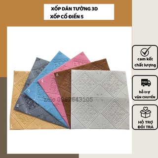 xốp dán tường 3D-XỐP DÁN TƯỜNG CỔ ĐIỂN giá rẻ hà nội