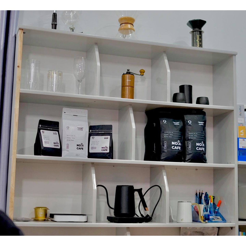 Cà phê Robusta Gia Lai rang mộc nguyên chất Ngồi Cafe P011 (Túi zipper nhôm an toàn thực phẩm có van một chiều) | BigBuy360 - bigbuy360.vn