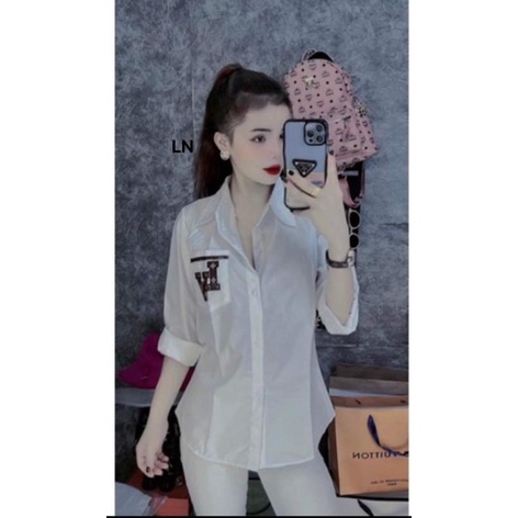 Áo sơ mi dài tay in hình TH6