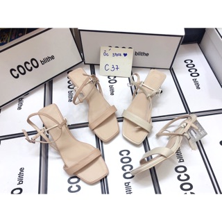 C37: sandal gót vuông 5p