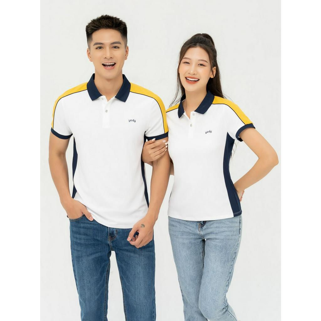 Áo Polo Nam YODY chất liệu Cafe Dệt Tổ Ong Phối 3 Màu trẻ trung năng động APM5413