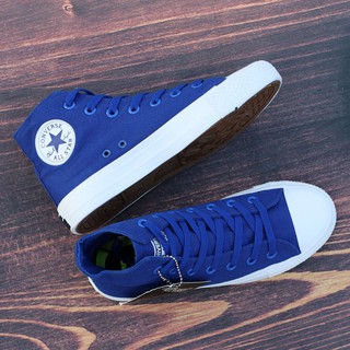 Giày Chuck 2 AllStar Classic Cổ Cao Nam Xanh Nhạt