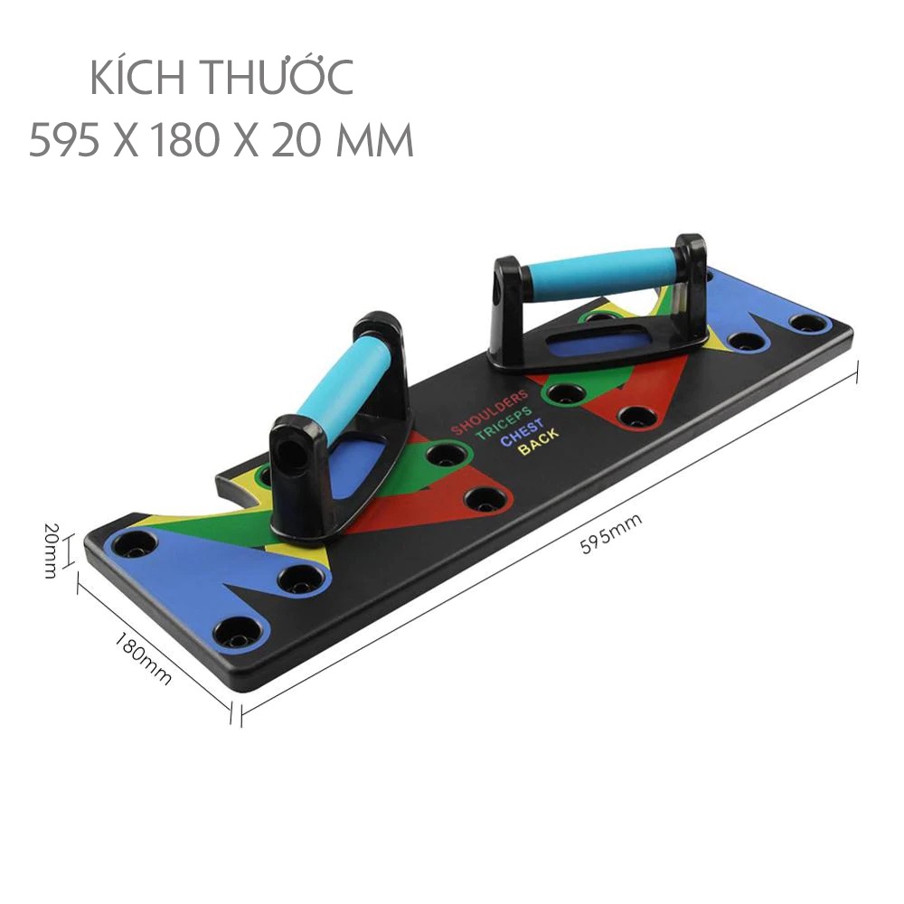 Dụng Cụ Tập Chống Đẩy, Tập Hít Đất Nhiều Bài Tập 9in1 – Bộ Thanh Dụng Cụ Hít Đất Đúc Nguyên Khối Cao Cấp Amalife