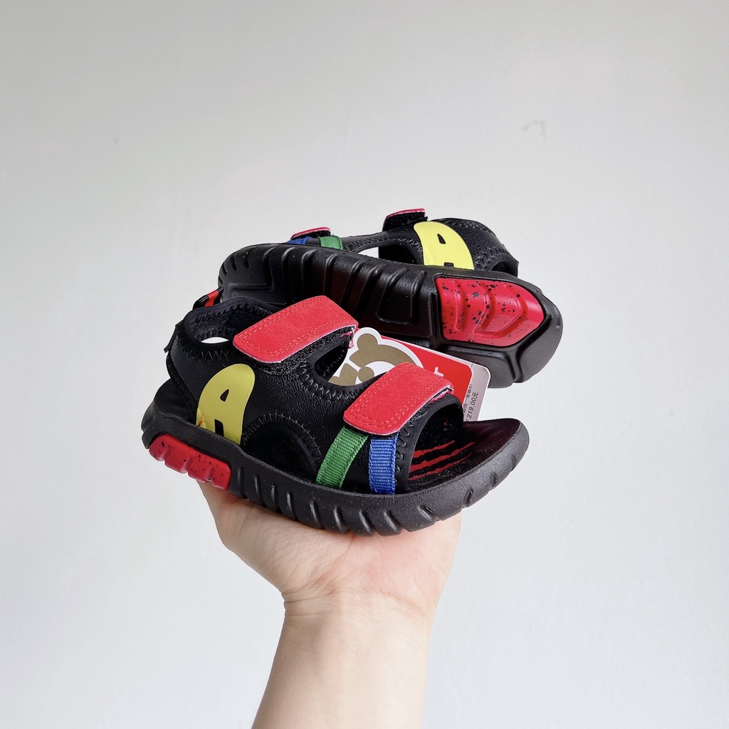 Dép quai hậu bé trai - Sandal nam quai ngang nhiều màu cho bé 1 tuổi đến 12 tuổi Babybees mã 720 750 ( ảnh thật)