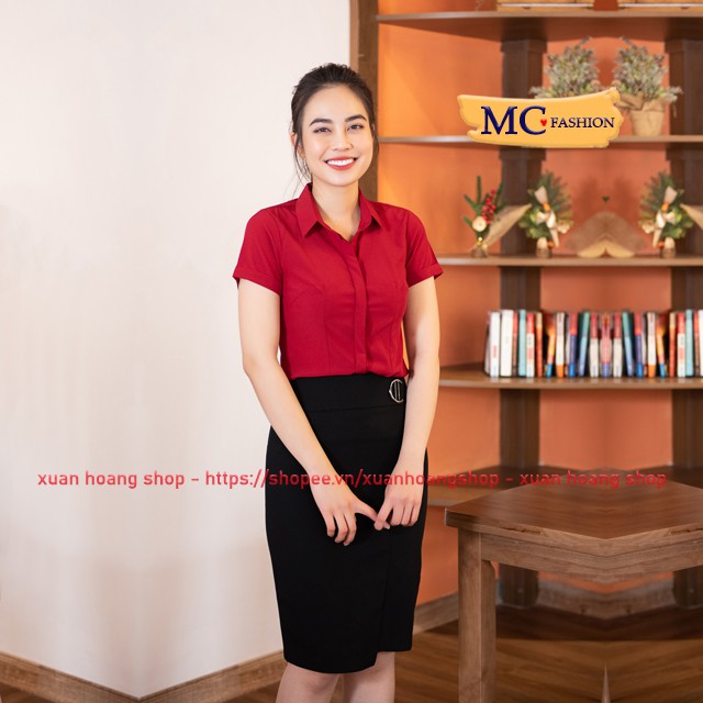 Chân Váy Dài Nữ Công Sở Đẹp, Bút Chì, Lưng Cao, Mc Fashion, Vải Co Giãn, Size Đủ, Xanh Tím Than, Đen Ngắn Cv0389