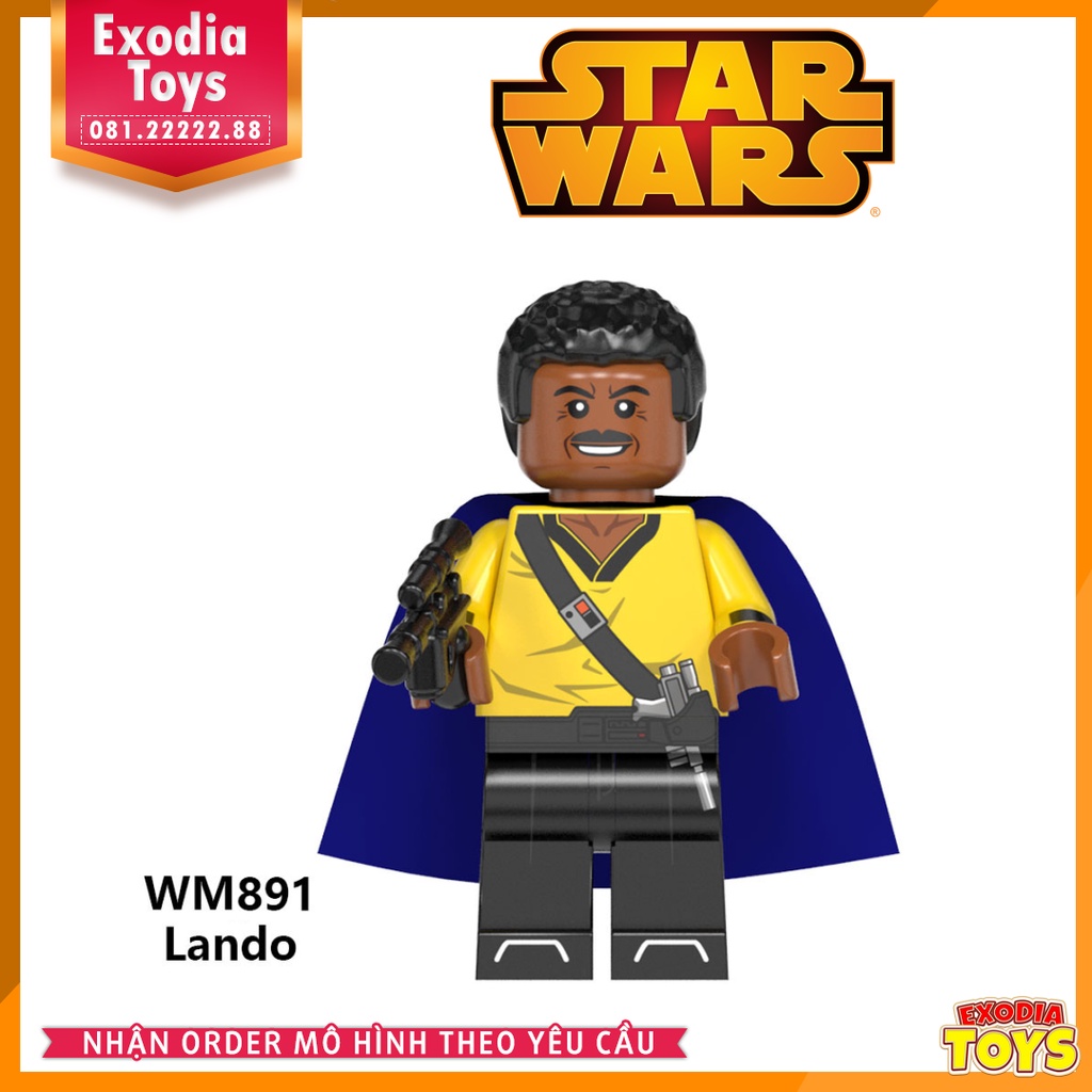 Xếp hình Minifigure Star Wars: Sự Trỗi Dậy Của Skywalker - Chiến Tranh Giữa Các Vì Sao - WM6081