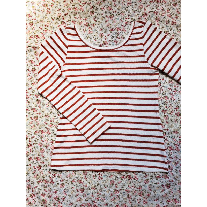 Sweater tay dài, sọc ngang Hnoss