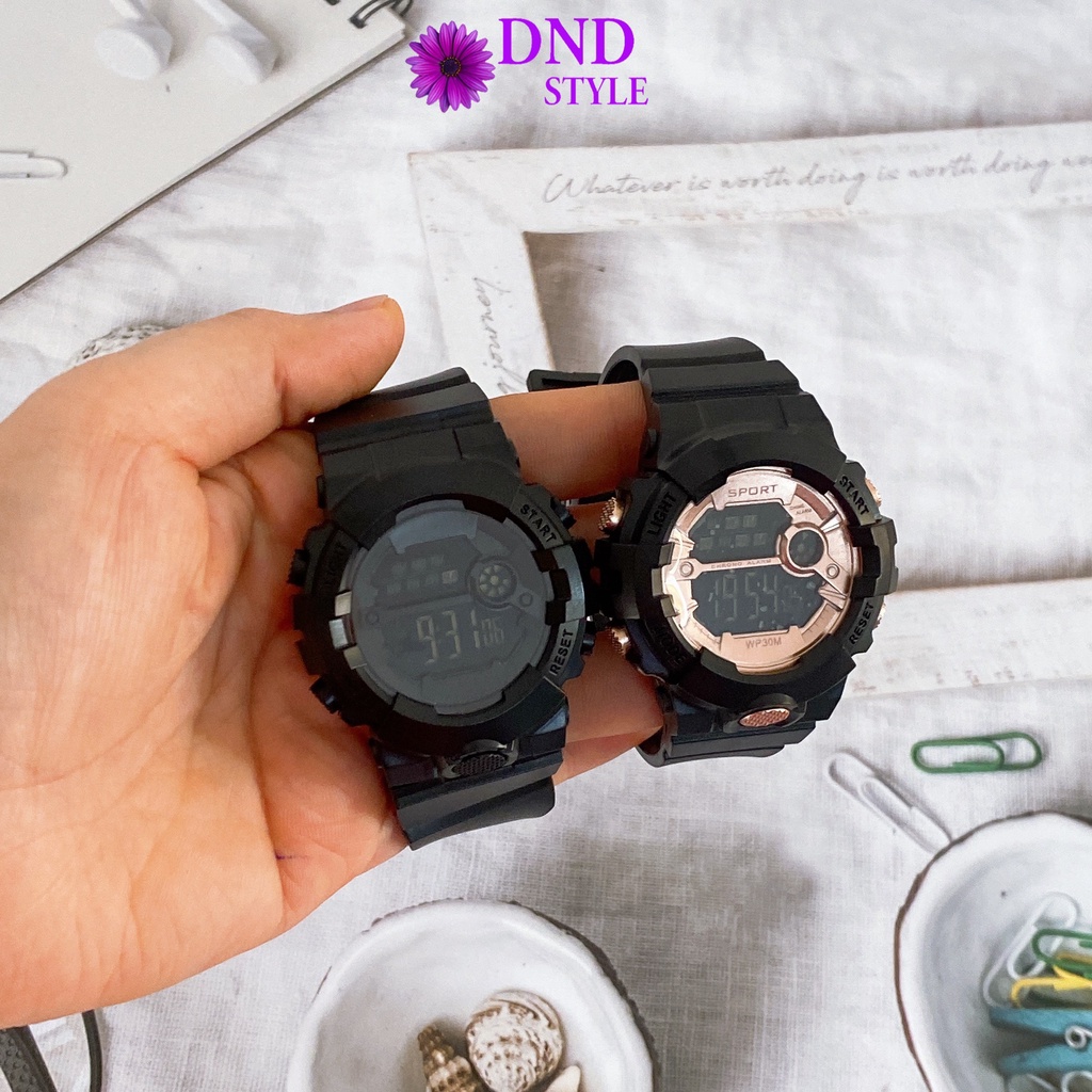 Đồng hồ điện tử D442, đồng hồ điện tử thể thao unisex phong cách trẻ trung cá tính năng động - DND Style