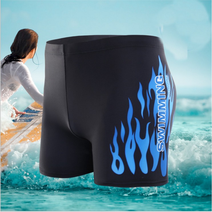 Quần bơi nam chống thấm nước siêu rẻ co giãn tốt phong cách năng động có dây rút chống tụt QB6099A