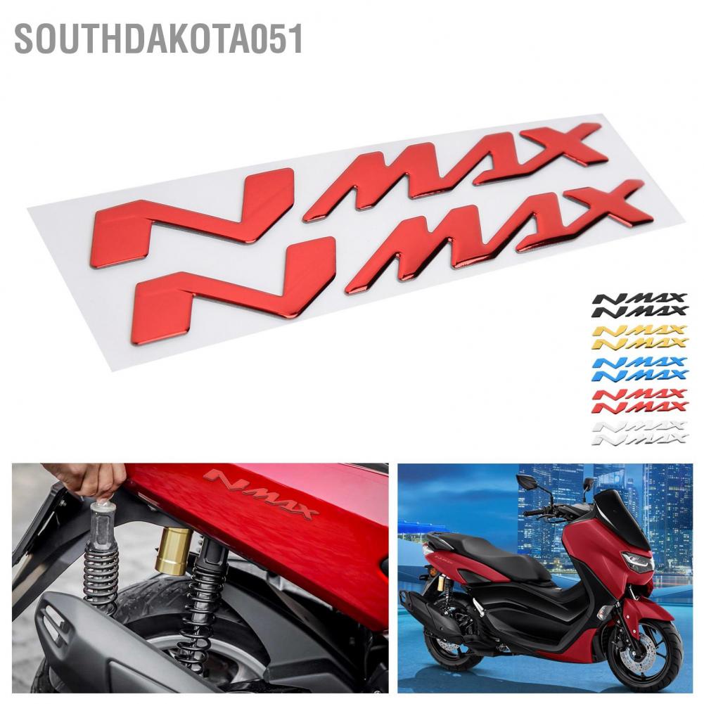 Southdakota051 Cặp Dán Biểu Tượng Xe Máy 3 Đề Can Kích Thước cho Yamaha NMAX155 125