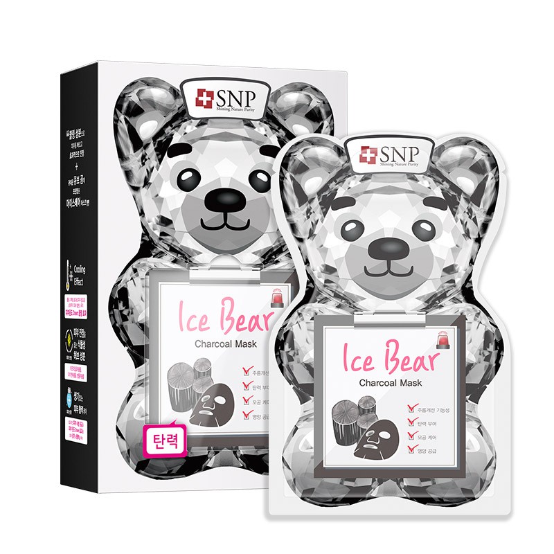 Mặt Nạ Gấu Băng Cấp Ẩm Chuyên Sâu,Dưỡng Sáng,Làm Dịu Da Nhạy Cảm SNP Ice Bear Mask 33ml