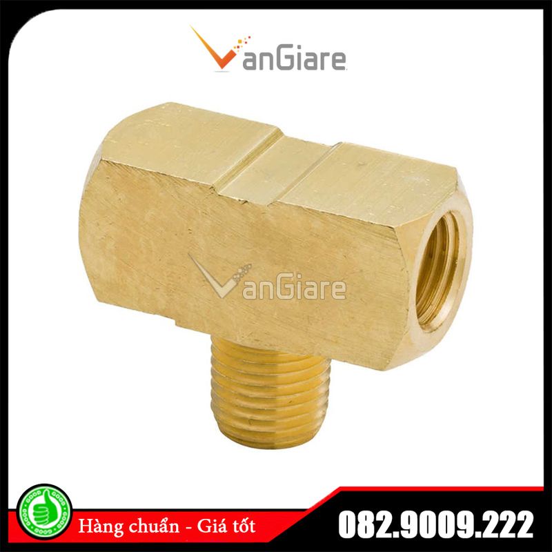 Tê giữa thau - 3 đầu ren trong, ren ngoài 9.6mm 13mm 17mm