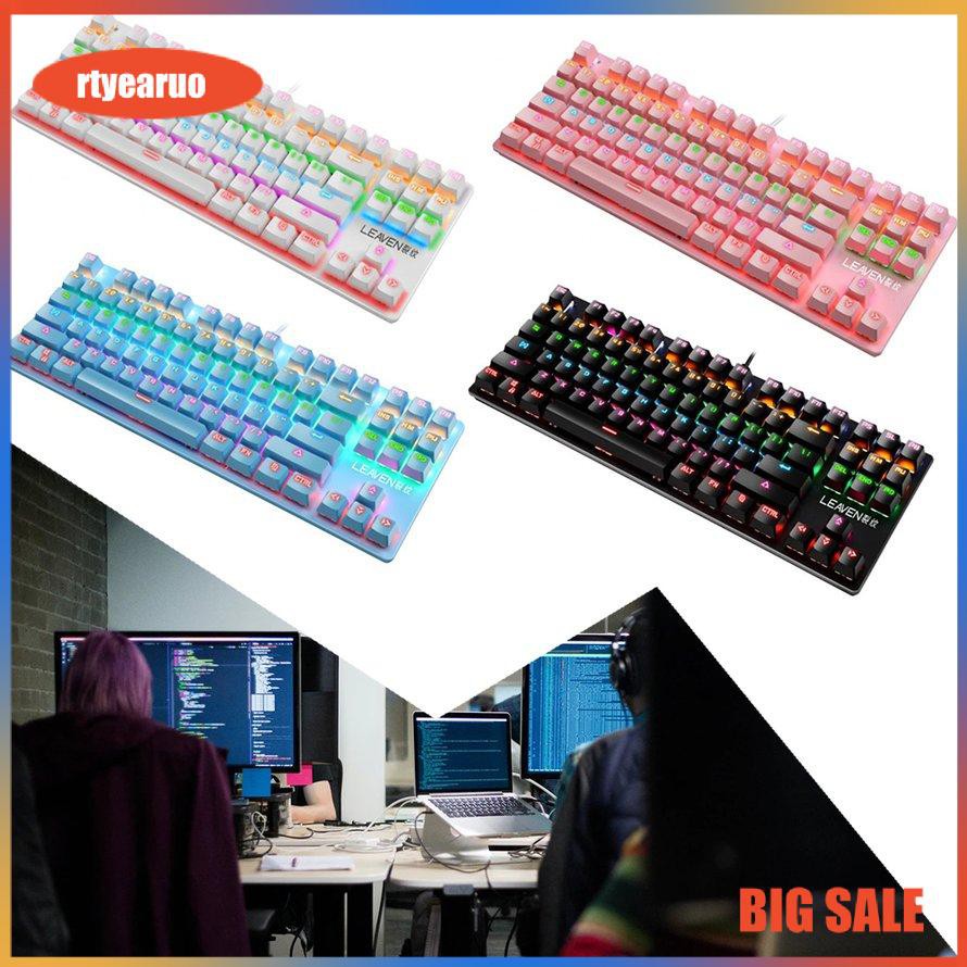 K550 Punk Electronic Competition Mechanical Keyboard 87 Keys Office Household