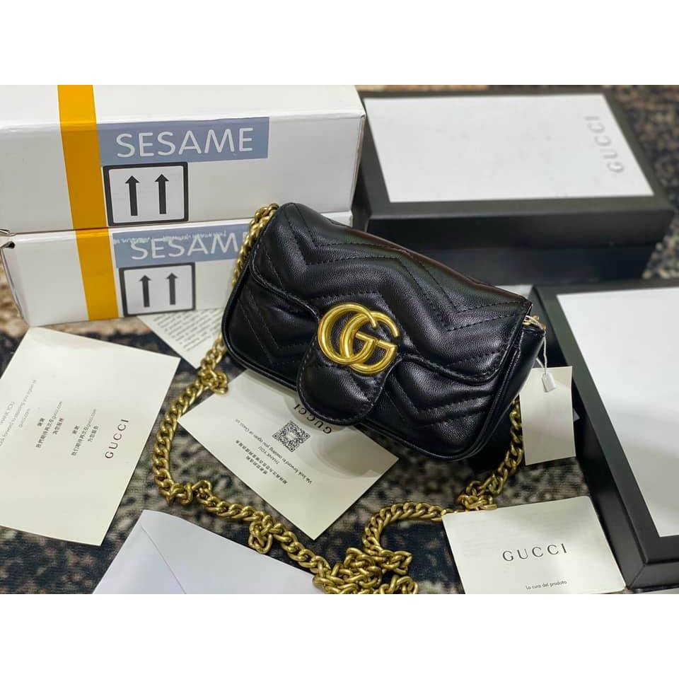 Túi Marmont tim nude size 18 loại 1 - Hami