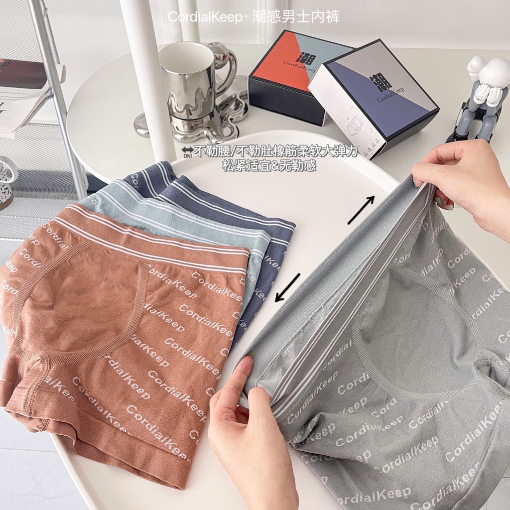 Quần lót boxer thể thao thoáng khí thời trang dành cho nam