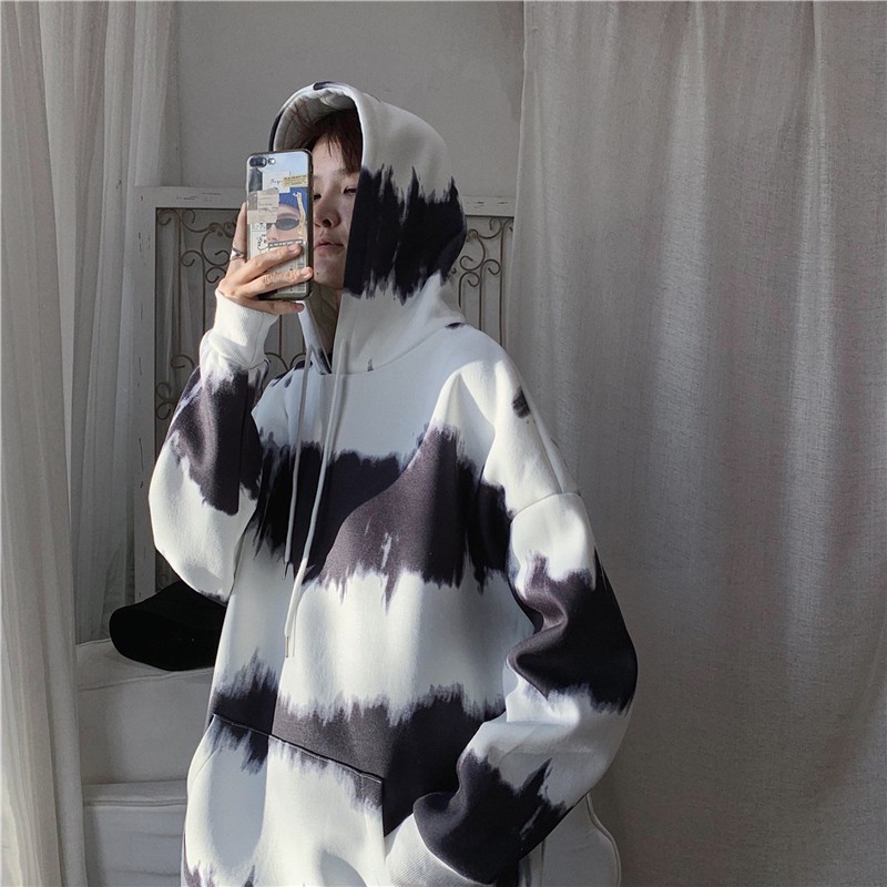 Áo hoodie phối màu thời trang cho nam size M-2XL