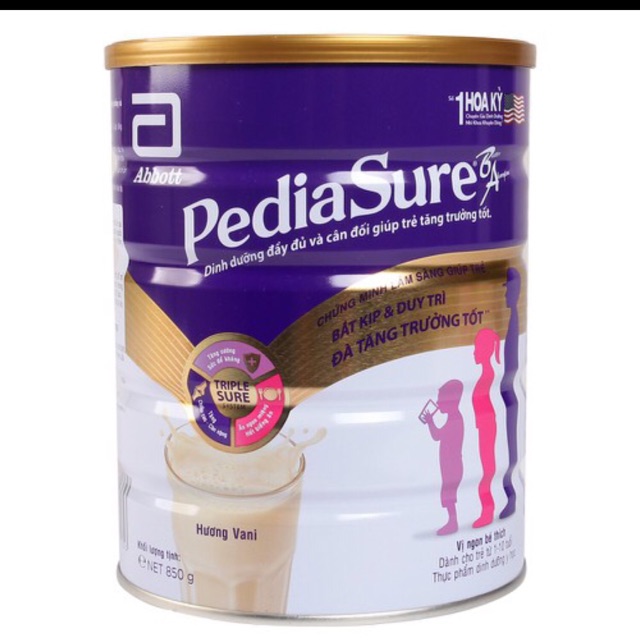 Sữa pediasure 900g date 2021