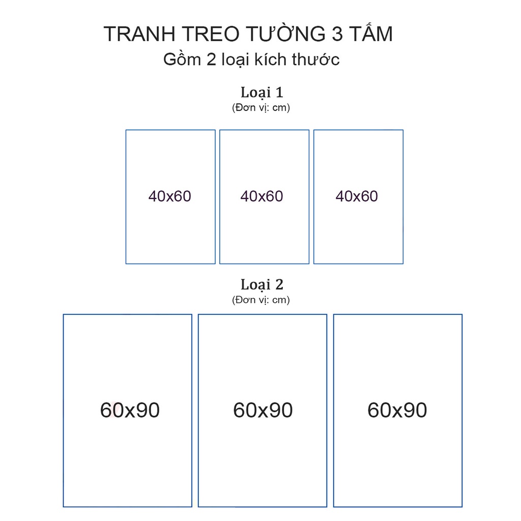Bộ 3 tấm tranh dán tường phòng khách hiện đại Hươu 3D, Tranh dán tường cao cấp, In UV chống bay màu, kèm băng dính xốp