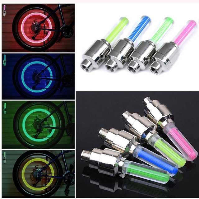Bộ 2 Đèn LED Gắn Bánh Xe Đạp Leo Núi