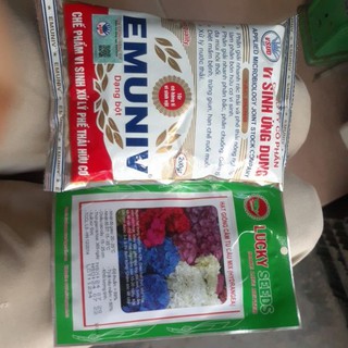 Combo 2 gói EMUNIV 200g và 1 gói hoa cảm tú cầu 10H