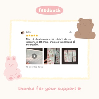 Decor sticker - random pack 10 bé sticker siêu dễ thương từ atomatona