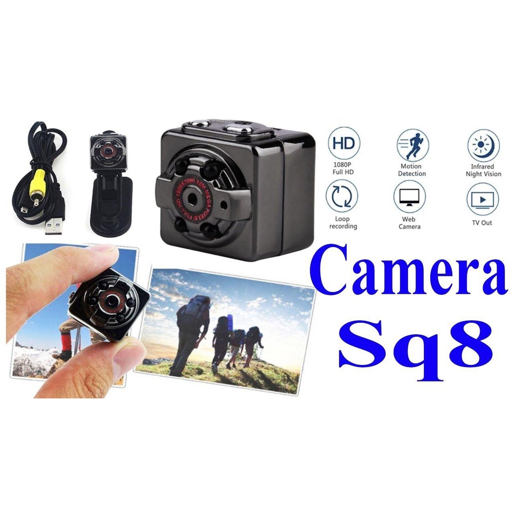 Camera, Camera hành trình, Camera mini SQ8 chất lượng FULL, Hình ảnh quay chân thực, rõ nét | BigBuy360 - bigbuy360.vn