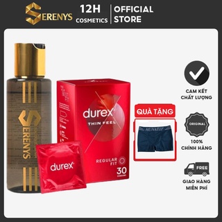 Combo Gel Dung Dịch Vệ Sinh Nam Giới SERENYS CLASSIC Và Hỗ Trợ QH BCS Tặng Quần Sịp Nam Boxer Thời Trang