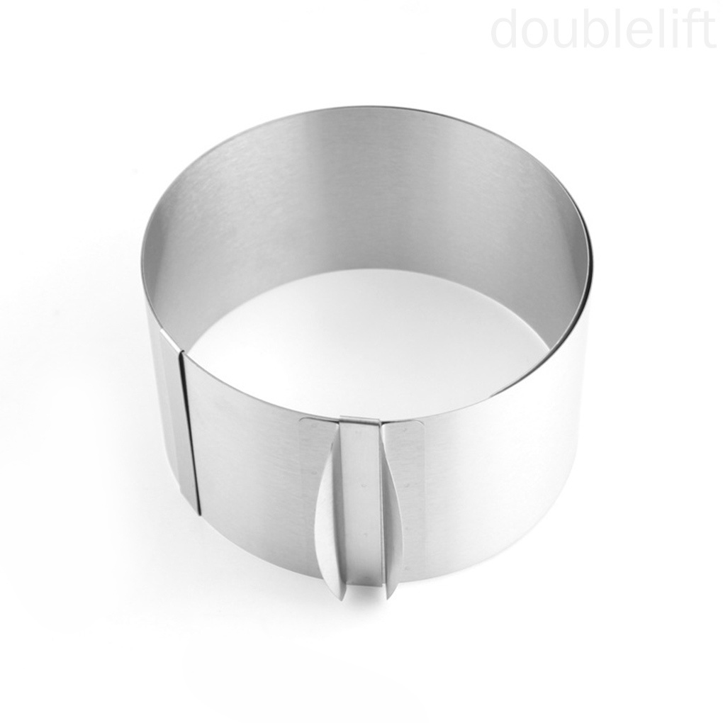 Khuôn làm bánh mousse hình tròn bằng thép không gỉ tùy chỉnh tiện dụng