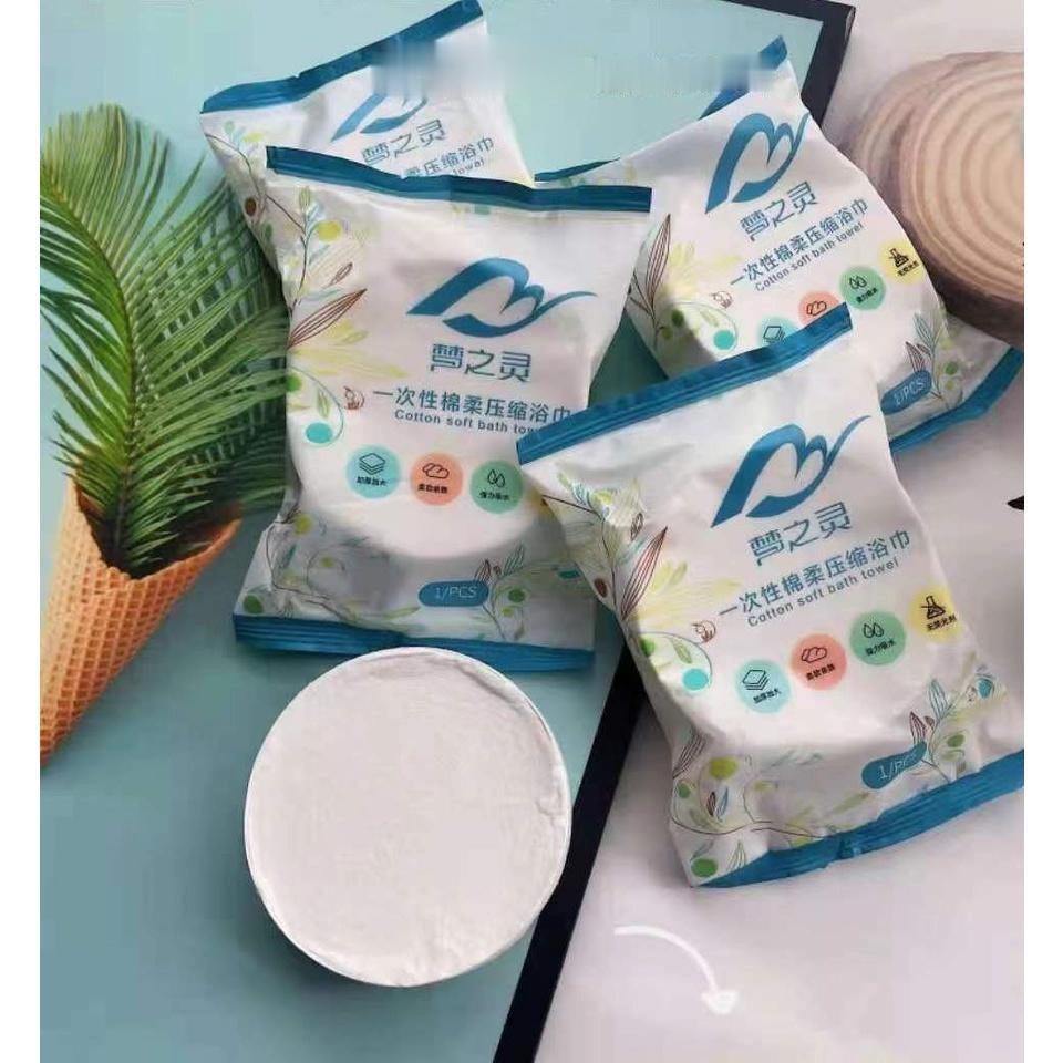 Khăn tắm nén du lịch bằng cotton dùng một lần 70*140 cm