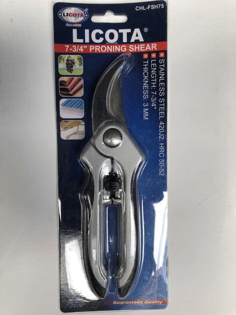 Kéo cắt cành 8” , cán nhôm Licota CHL-FSH 75